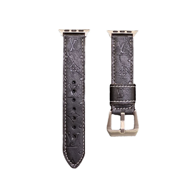 Luxury Louis Vuitton Apple Watch Band – Monogram Leather Strap for Apple Watch Ultra
