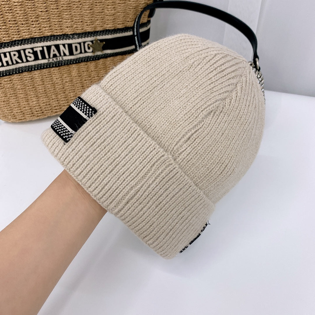 Dior Oblique Wool Knit Beanie | Luxury Designer Winter Hat
