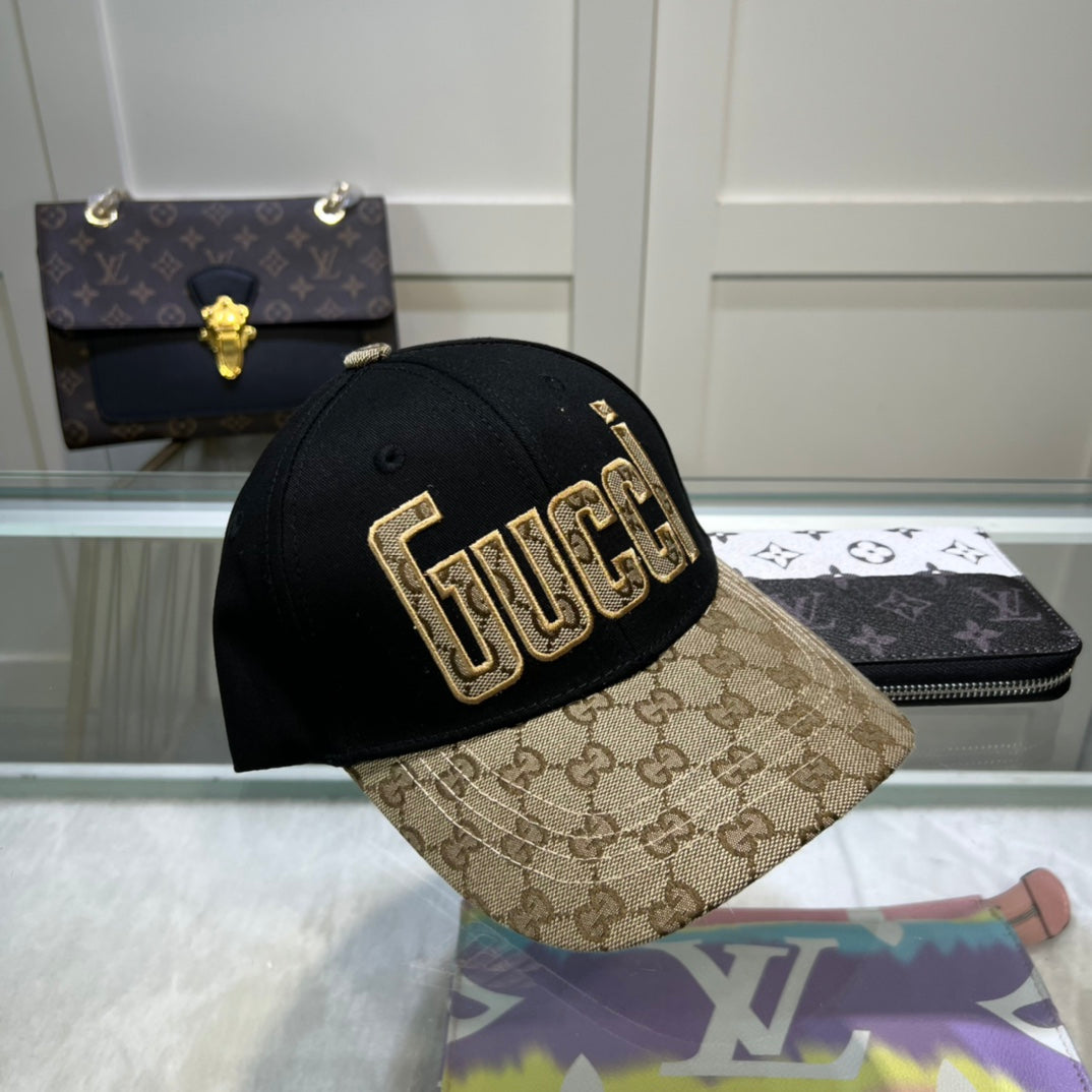 Gucci GG Monogram Baseball Cap | Luxury Designer Cotton Hat