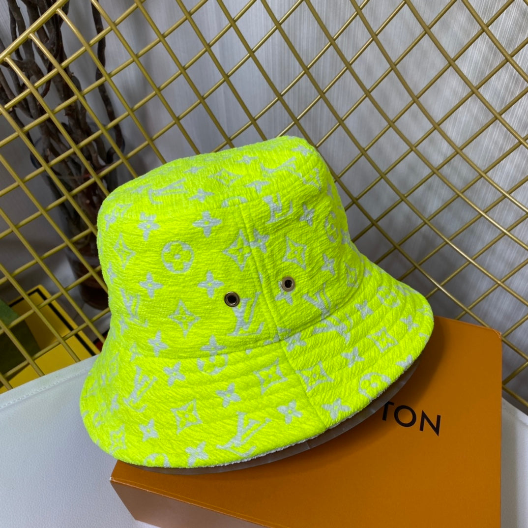 Luxury Louis Vuitton Monogram Bucket Hat for Men & Women