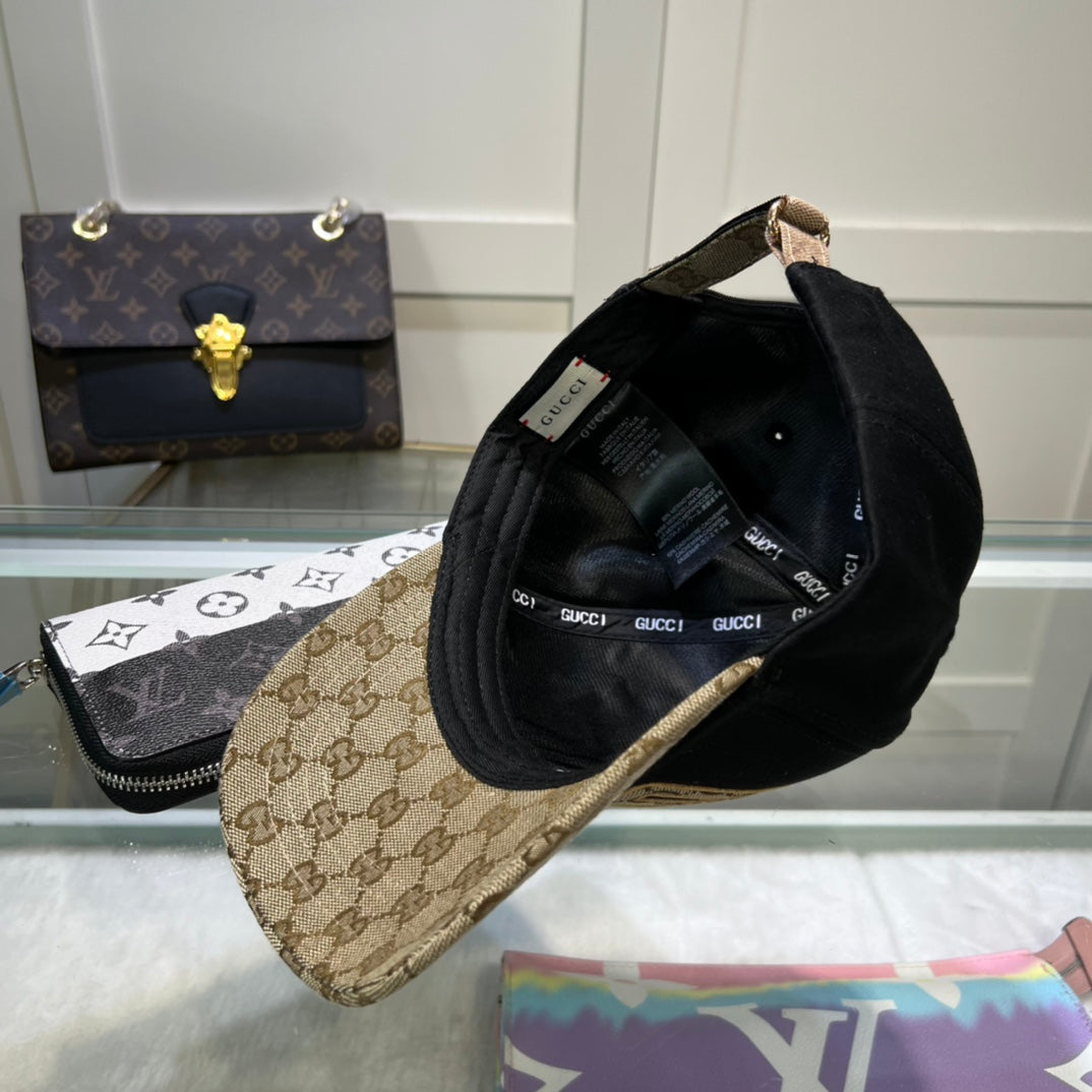 Gucci GG Monogram Baseball Cap | Luxury Designer Cotton Hat