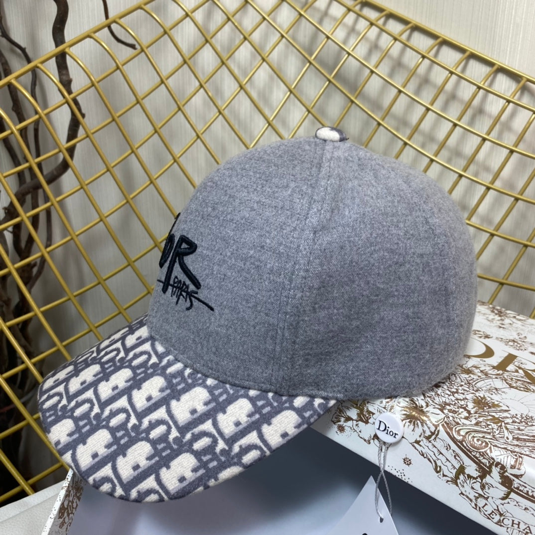 Dior Oblique Wool Baseball Cap | Luxury Designer Hat