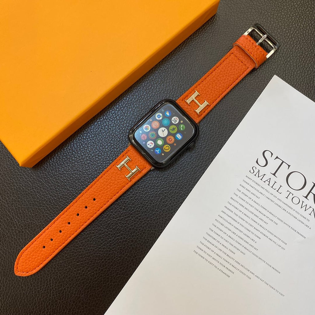 Luxury Hermès Apple Watch Band – Hermes Leather Strap for Apple Watch Ultra