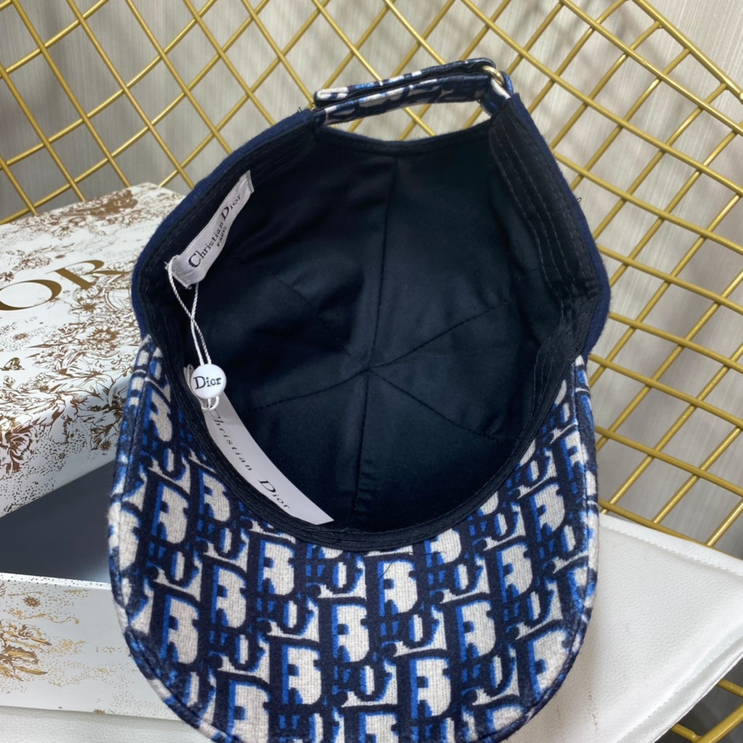 Dior Oblique Wool Baseball Cap | Luxury Designer Hat