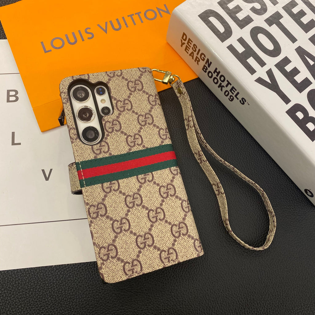 Luxury Louis Vuitton Damier Samsung Galaxy S26 Ultra Case with Card Holder