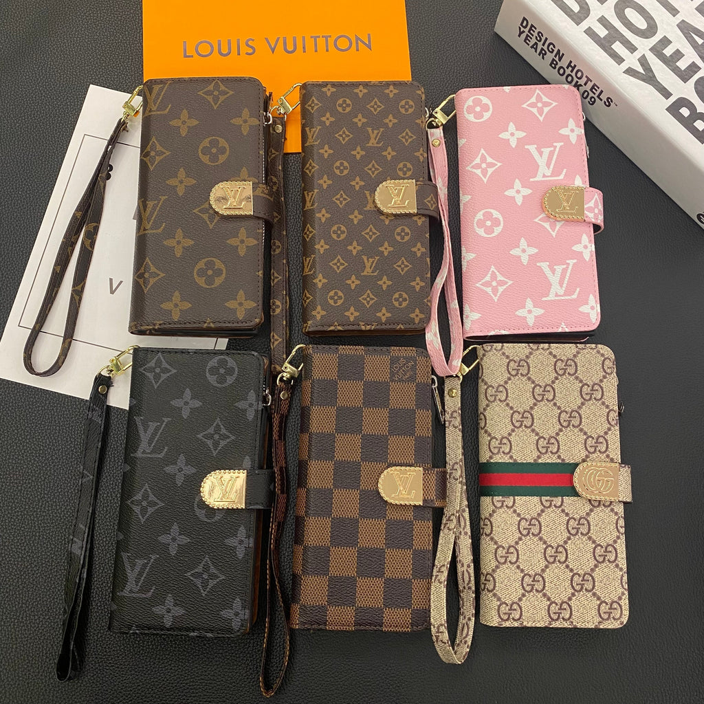 Luxury Louis Vuitton Damier Samsung Galaxy S26 Ultra Case with Card Holder
