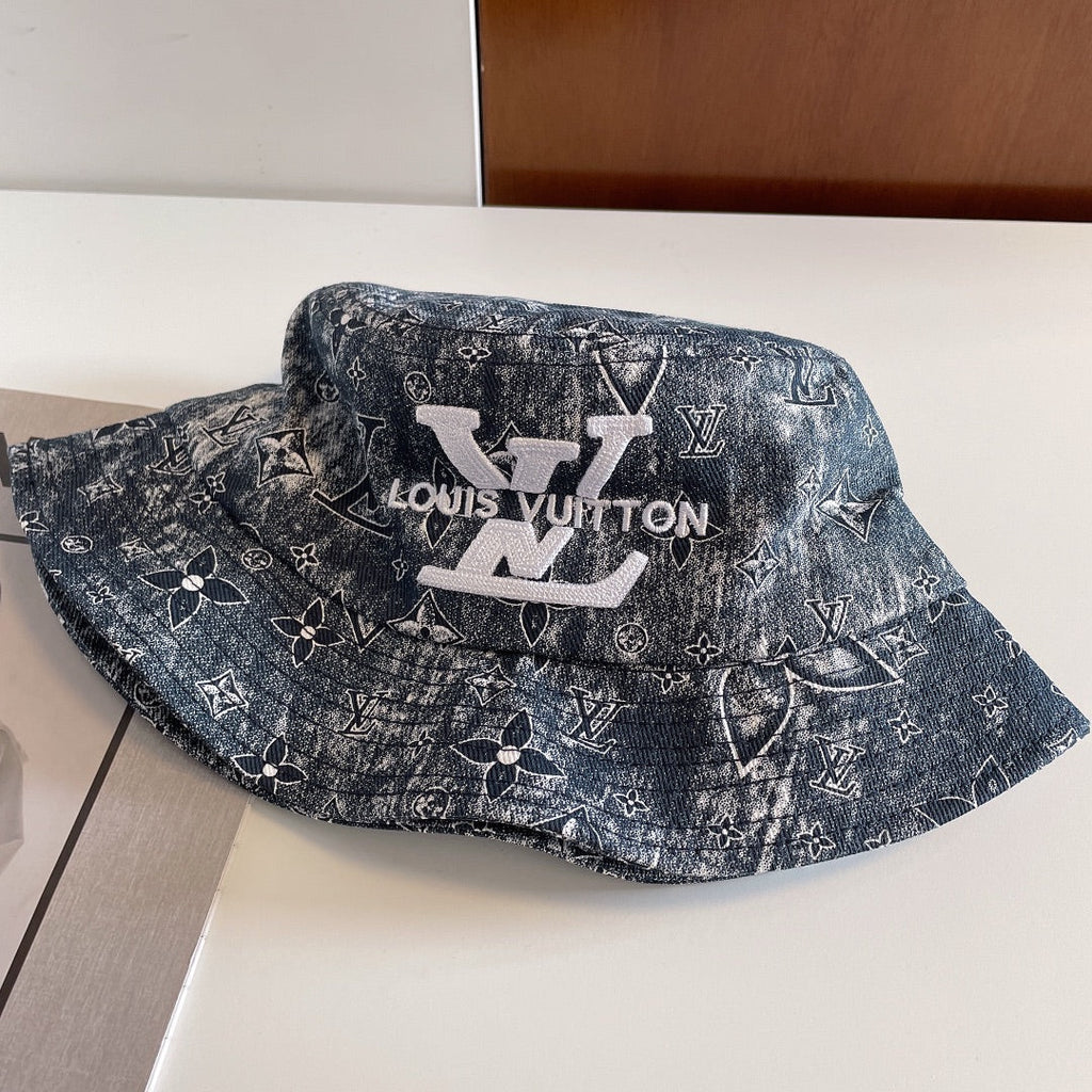 Louis Vuitton Monogram Embroidered Bucket Hat