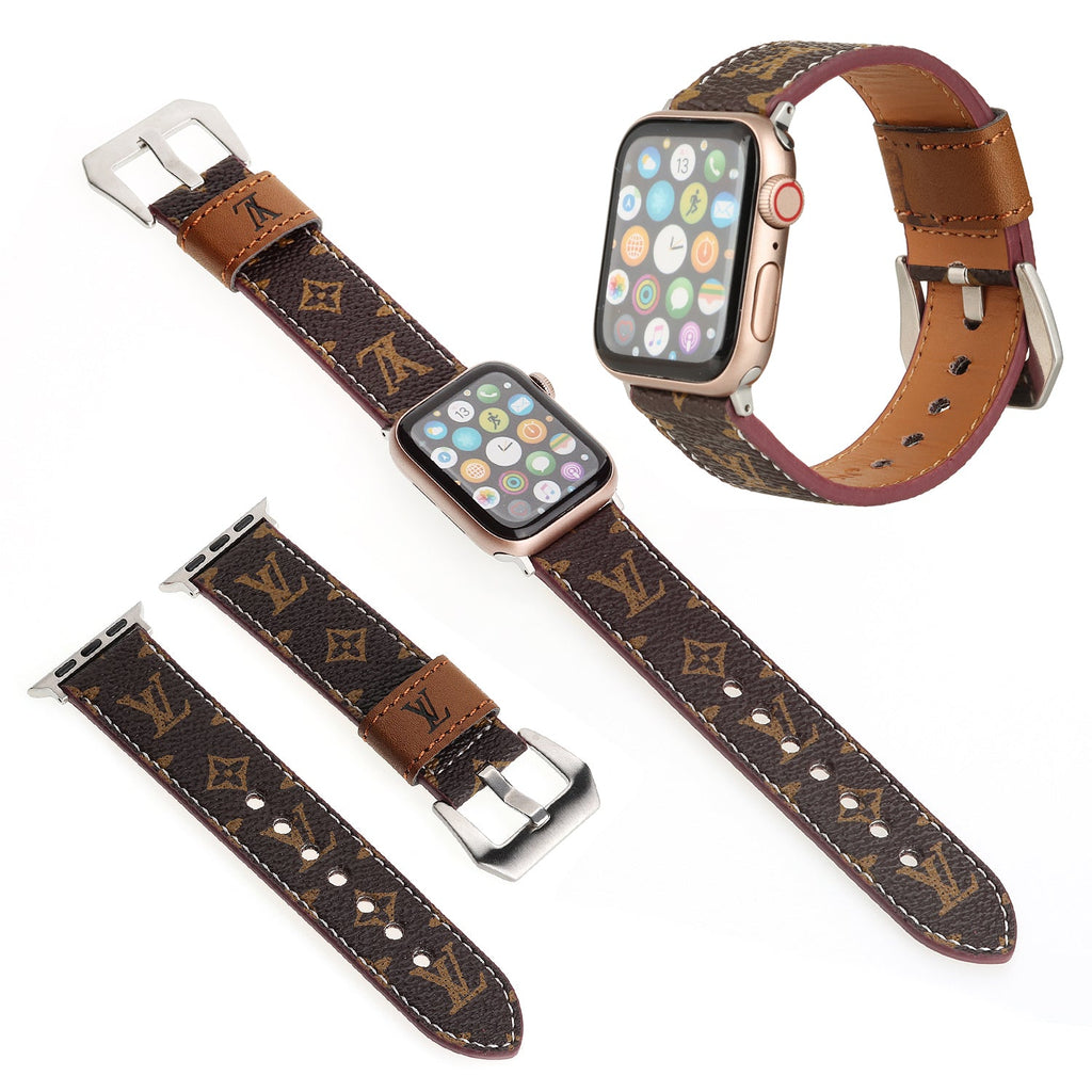 Luxury Louis Vuitton Apple Watch Band – Leather Monogram & Damier Strap