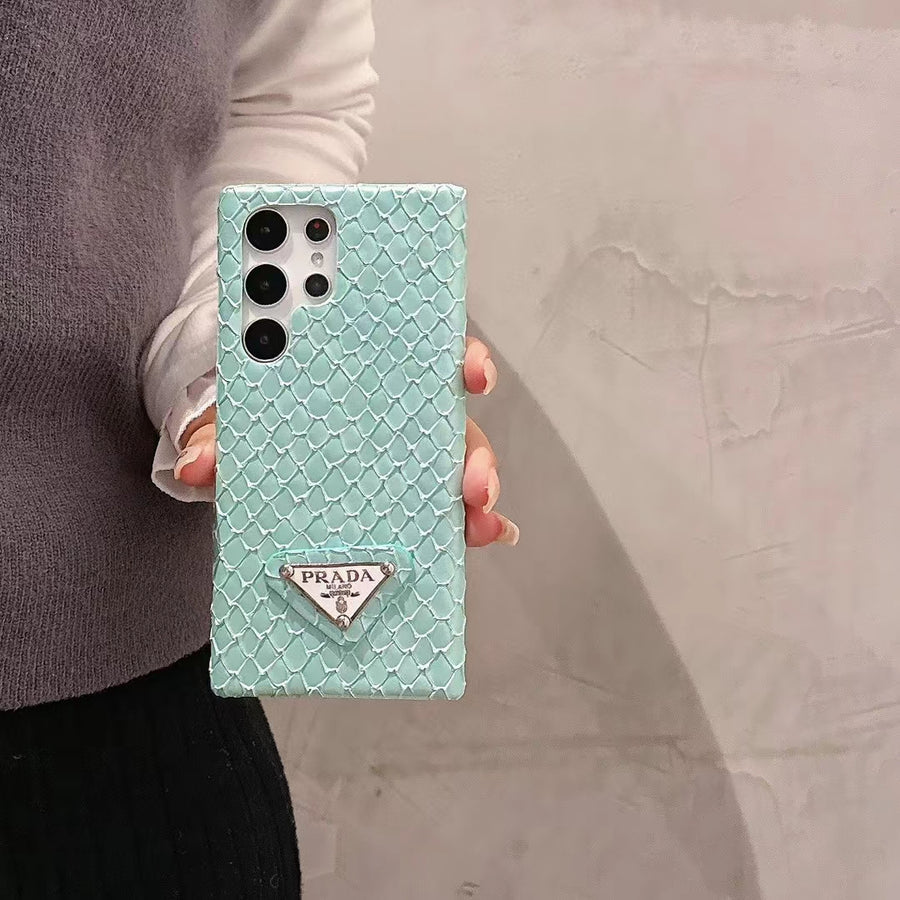 Luxury Prada Snake Print Samsung Galaxy Case – Samsung S26 Ultra Cover