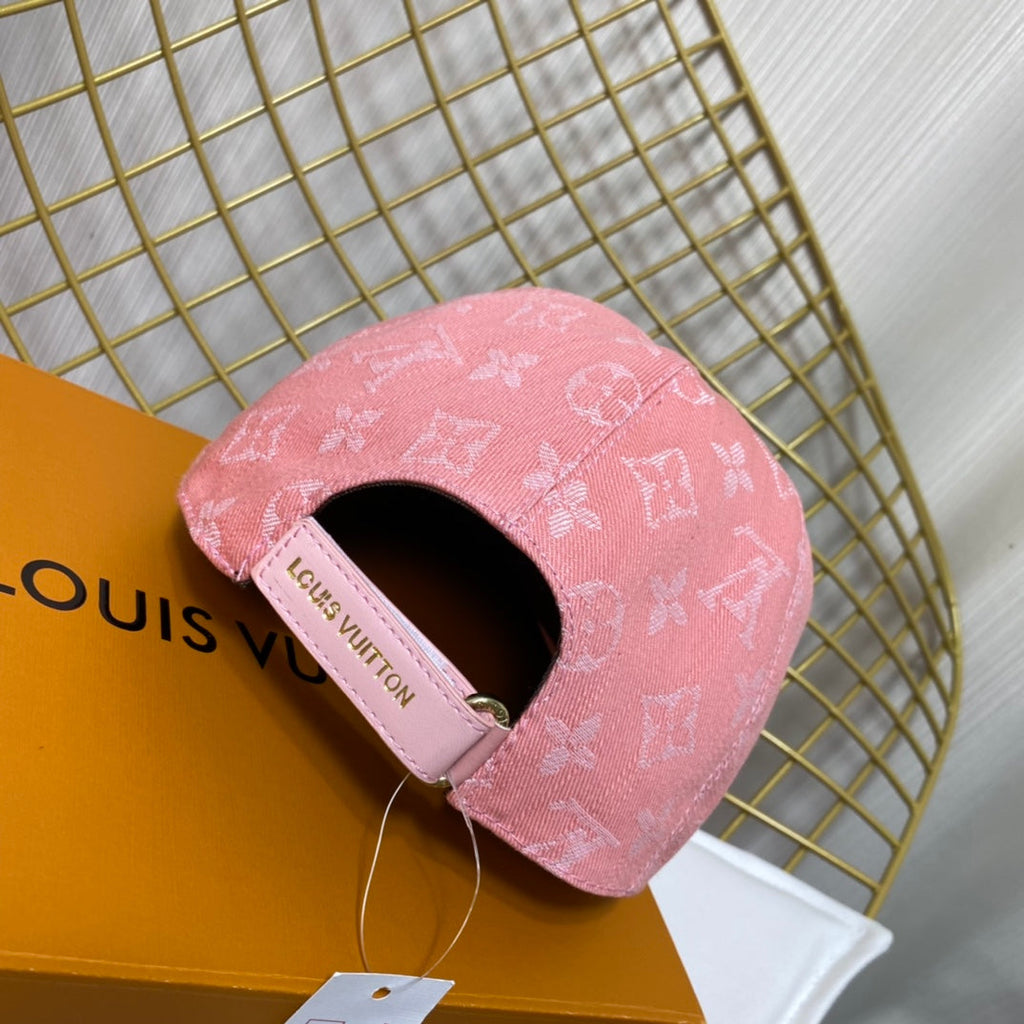Louis Vuitton Embroidered Denim Baseball Cap