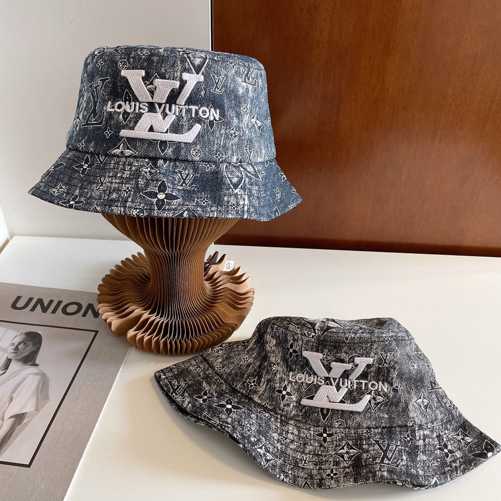 Louis Vuitton Monogram Embroidered Bucket Hat