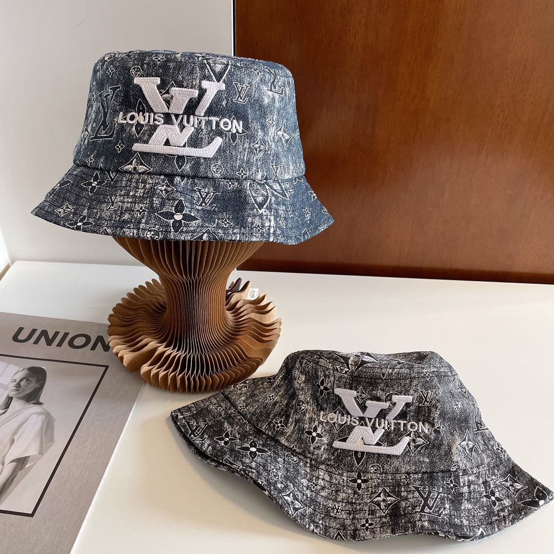 Louis Vuitton Monogram Embroidered Bucket Hat