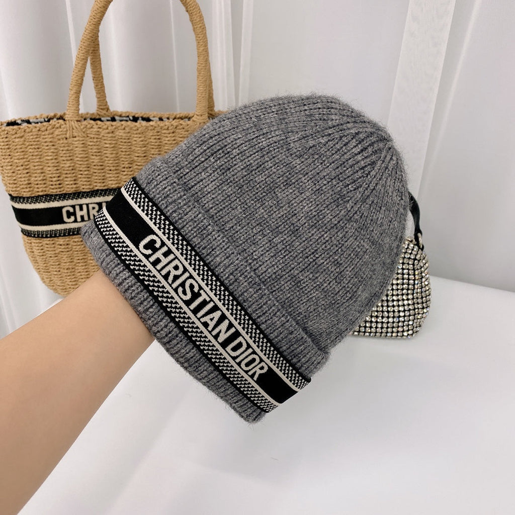 Dior Oblique Wool Knit Beanie | Luxury Designer Winter Hat