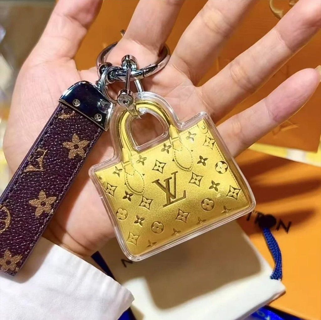 Louis Vuitton Gold Mini Bag Keychain