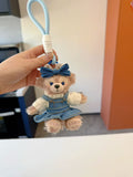Sherry May Plush Teddy Bear Bag Charm Keychain