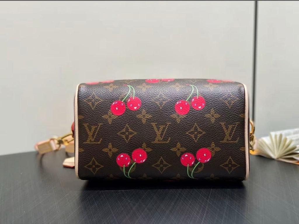 Louis Vuitton Cherry Monogram Bag Charm Keychain