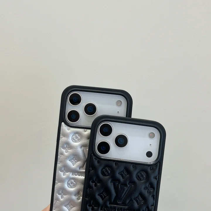 Louis Vuitton iPhone 18 Pro Case – Luxury Monogram Cover - Silver