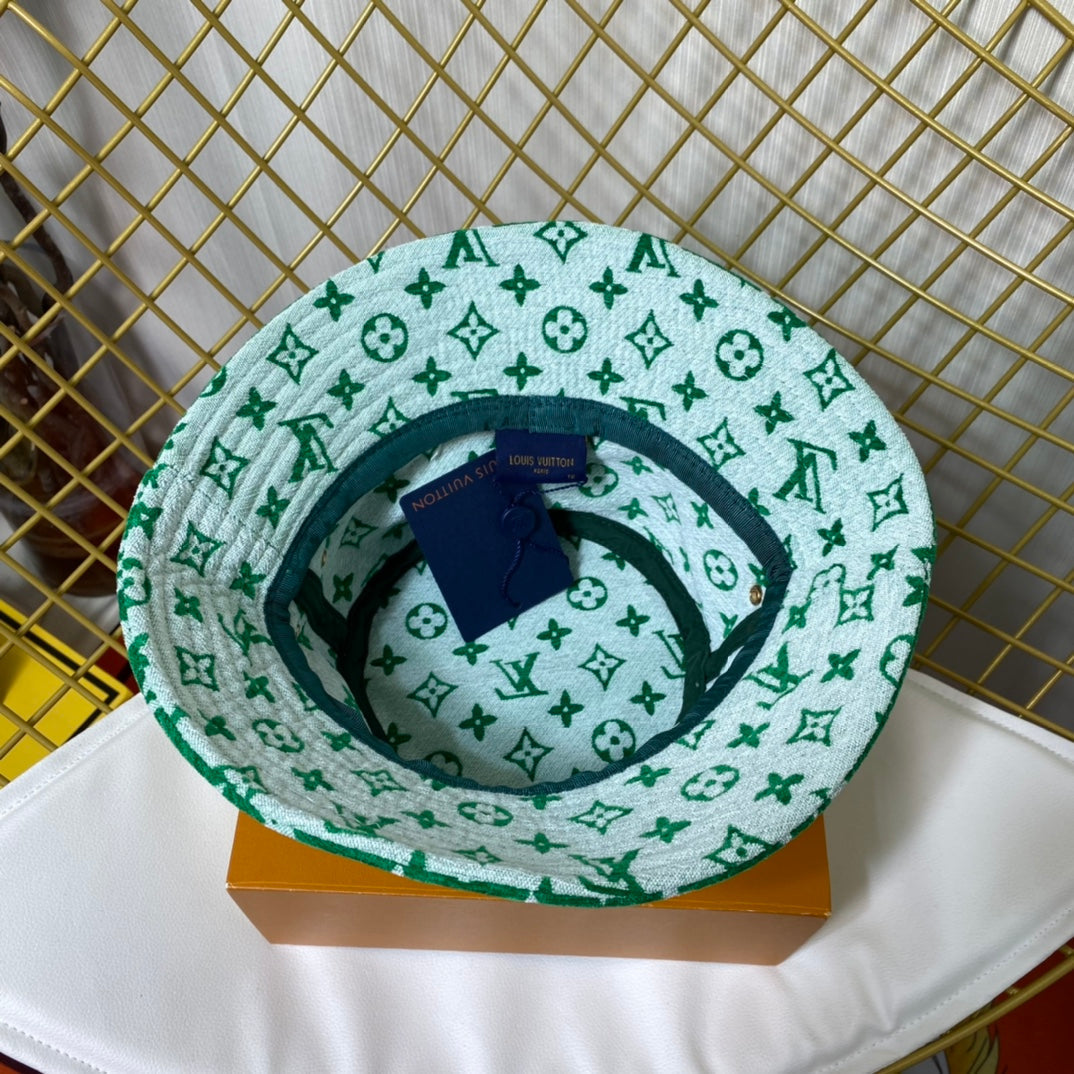 Luxury Louis Vuitton Monogram Bucket Hat for Men & Women