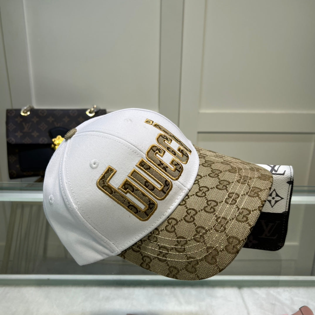 Gucci GG Monogram Baseball Cap | Luxury Designer Cotton Hat