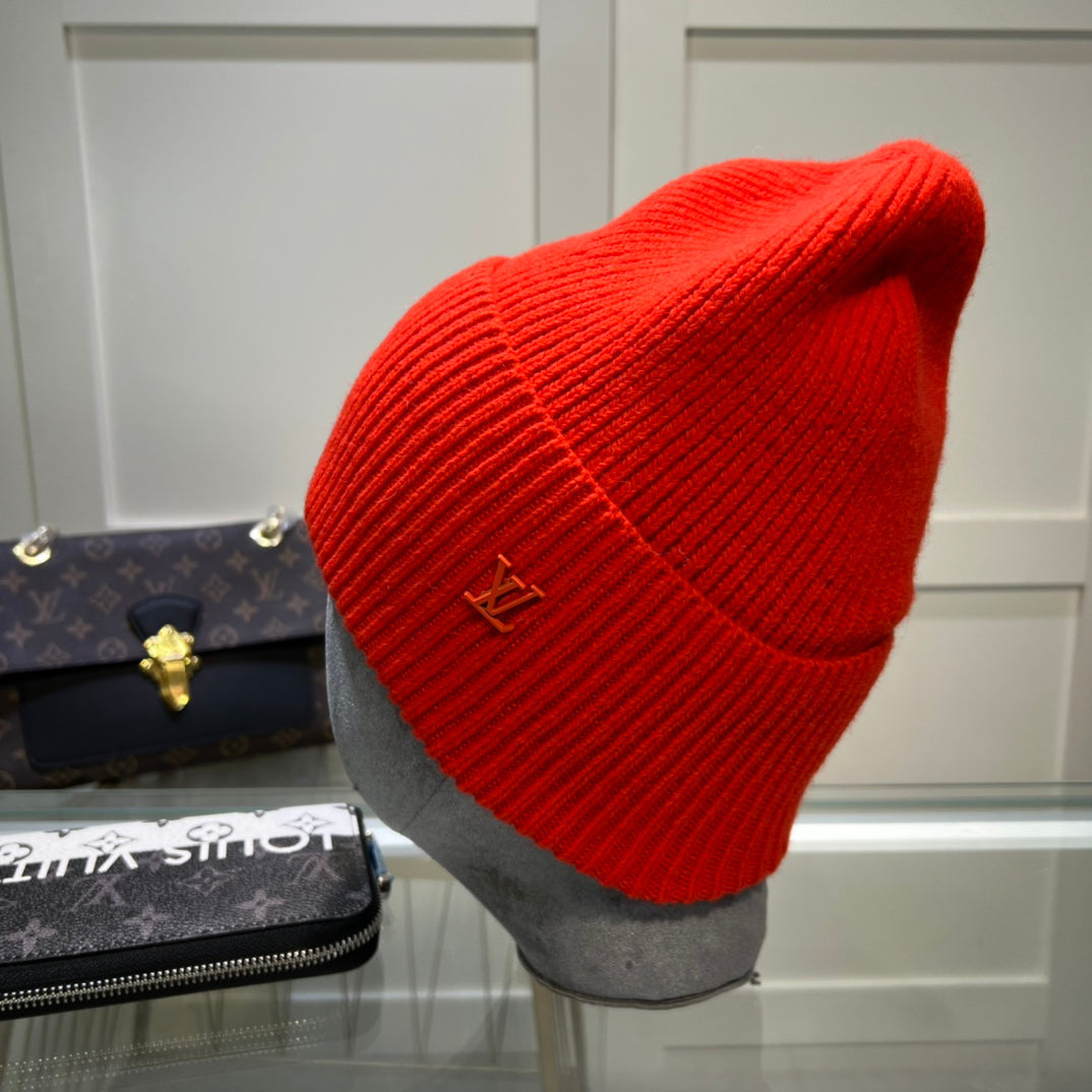 Louis Vuitton Embroidered Wool Beanie | Luxury Designer Winter Hat