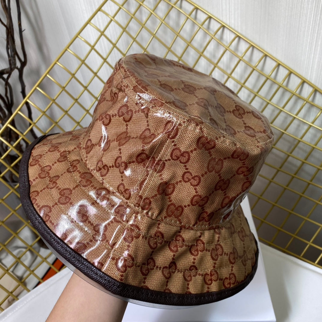 Adidas x Gucci Crystal Canvas Trefoil Bucket Hat
