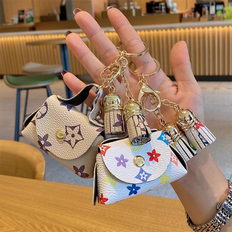 Louis Vuitton Tassel Coin Purse Keychain