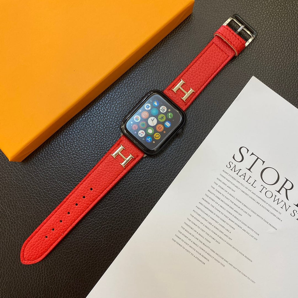 Luxury Hermès Apple Watch Band – Hermes Leather Strap for Apple Watch Ultra