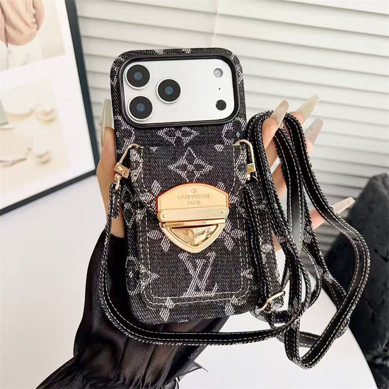 Louis Vuitton iPhone 18 Pro Case With Strap – Luxury Designer Crossbody Cover
