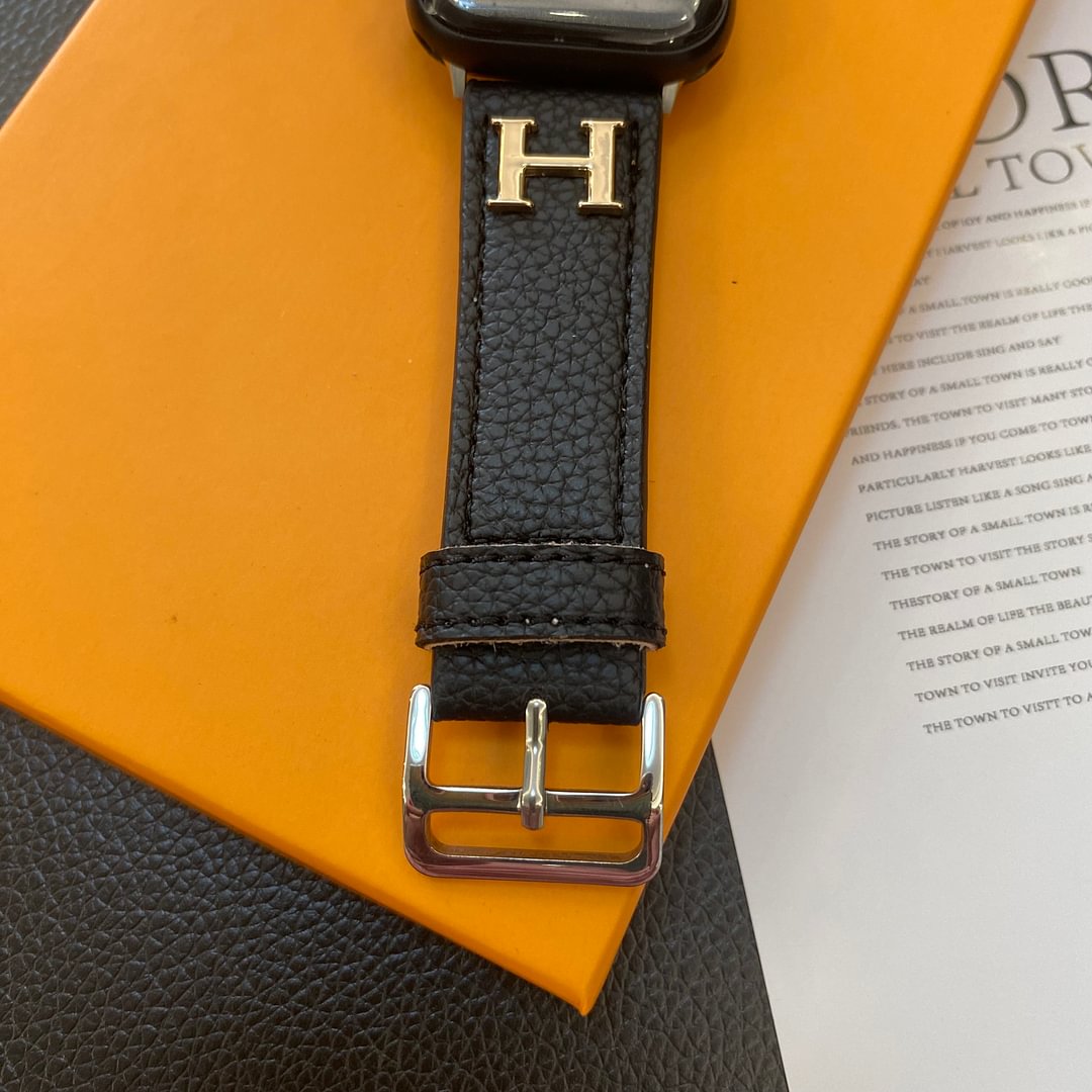 Luxury Hermès Apple Watch Band – Hermes Leather Strap for Apple Watch Ultra
