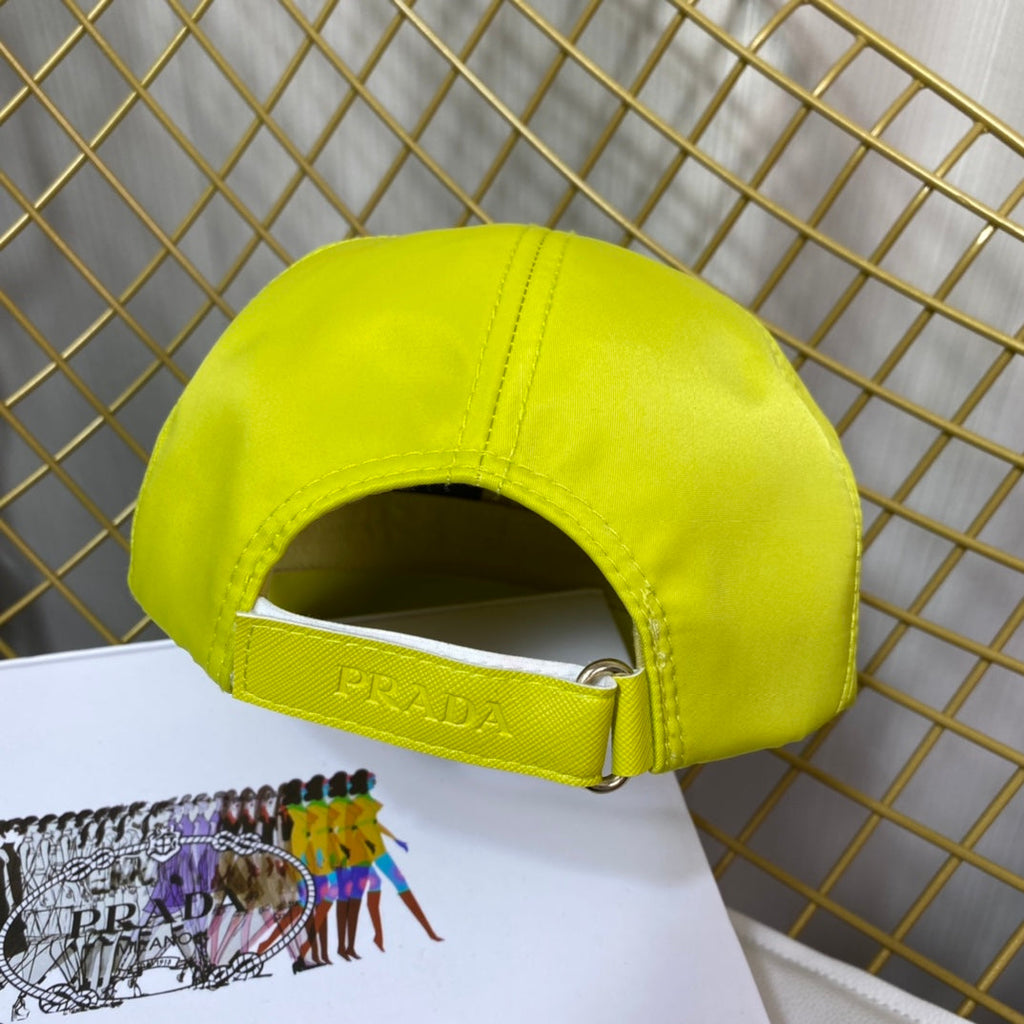 Prada Embroidered Logo Baseball Cap