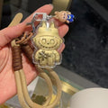 Labubu Golden Fortune Metal Tassel Keychain