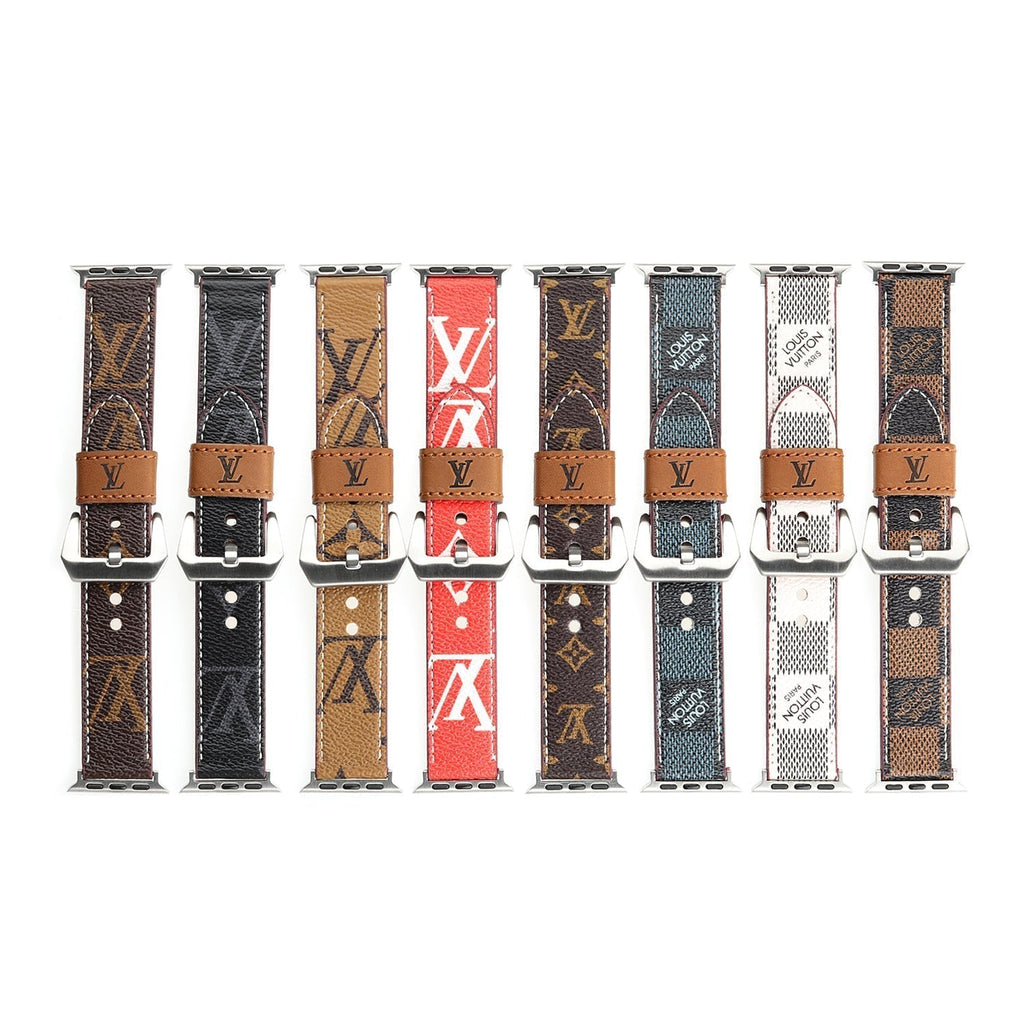 Luxury Louis Vuitton Apple Watch Band – Leather Monogram & Damier Strap