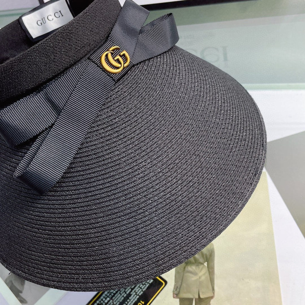 Luxury Gucci Bow Sun Visor Hat for Women