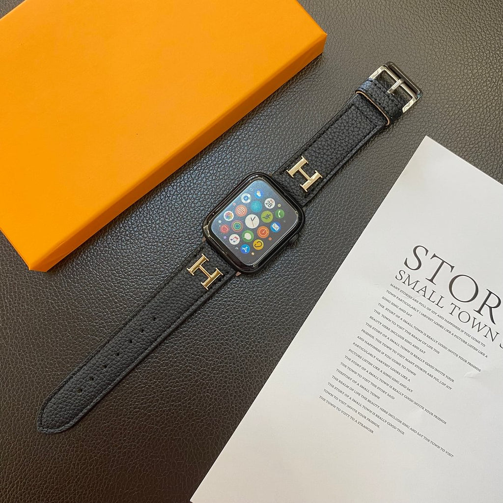 Luxury Hermès Apple Watch Band – Hermes Leather Strap for Apple Watch Ultra