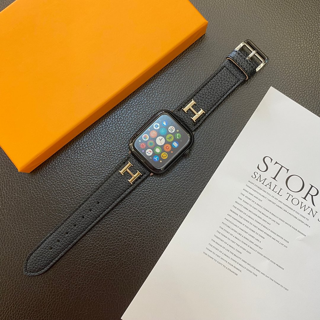Luxury Hermès Apple Watch Band – Hermes Leather Strap for Apple Watch Ultra