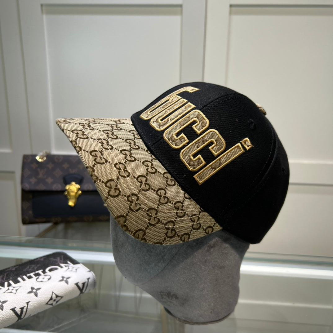 Gucci GG Monogram Baseball Cap | Luxury Designer Cotton Hat