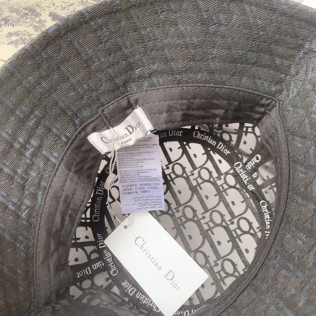 Christian Dior Lace Flocked Bucket Hat