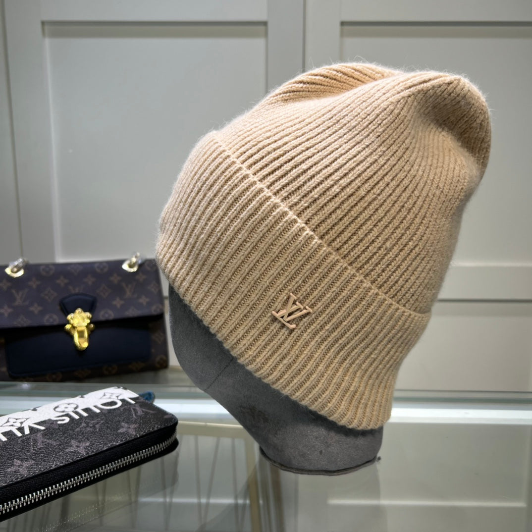 Louis Vuitton Embroidered Wool Beanie | Luxury Designer Winter Hat