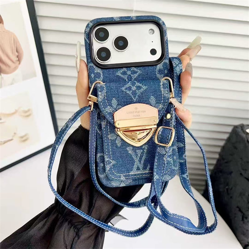 Louis Vuitton iPhone 18 Pro Case With Strap – Luxury Designer Crossbody Cover