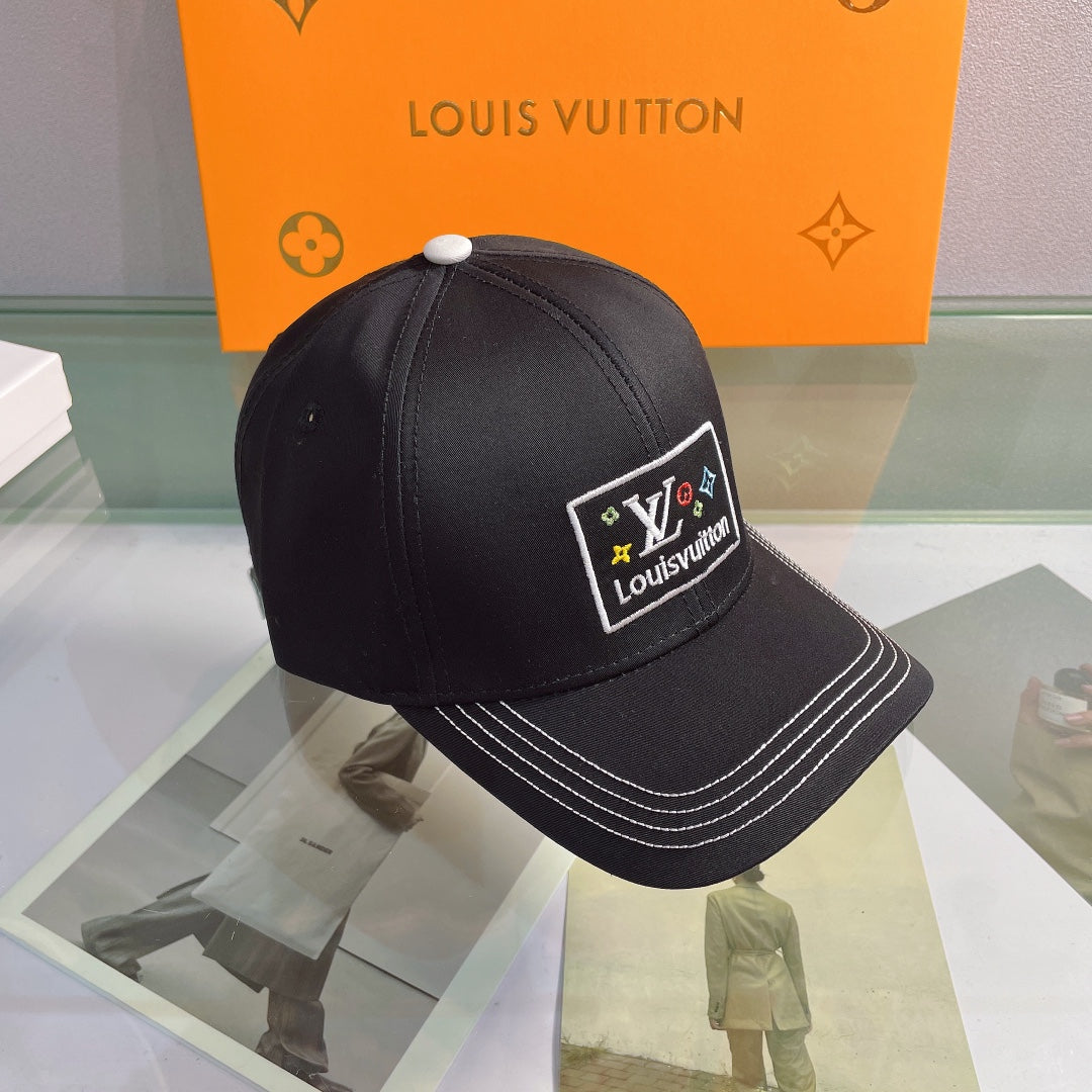 Louis Vuitton Embroidered Monogram Baseball Cap | Luxury Designer Hat