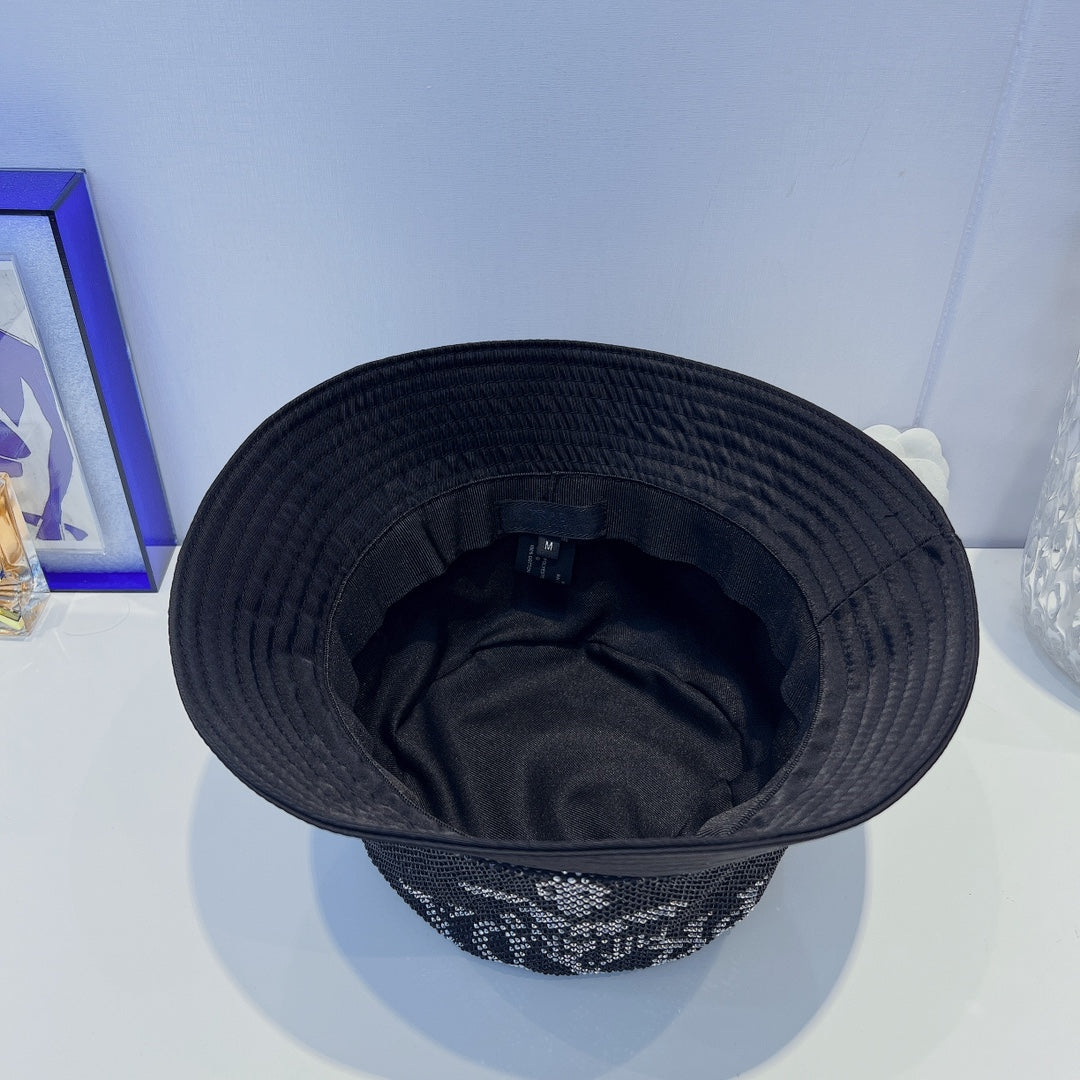 Prada Full Crystal Bucket Hat