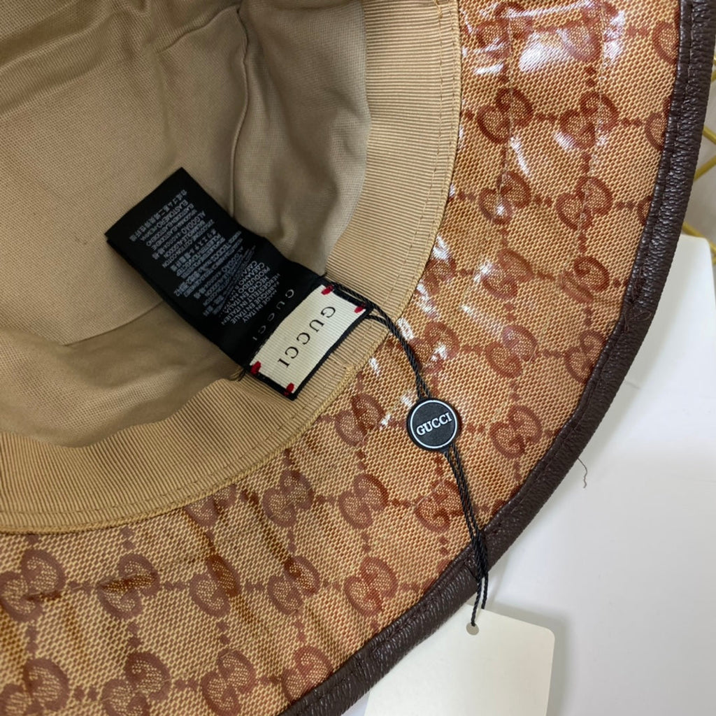 Adidas x Gucci Crystal Canvas Trefoil Bucket Hat