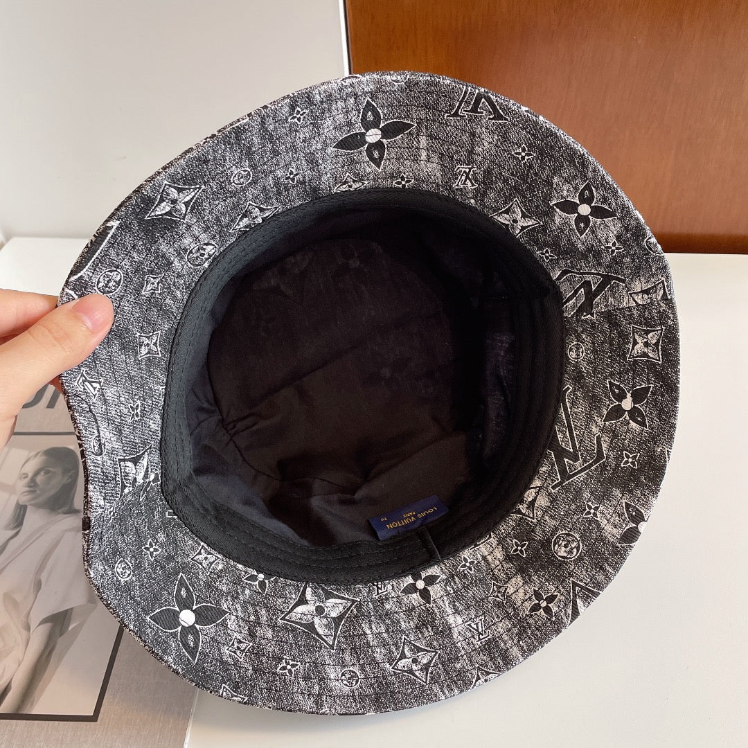 Louis Vuitton Monogram Embroidered Bucket Hat
