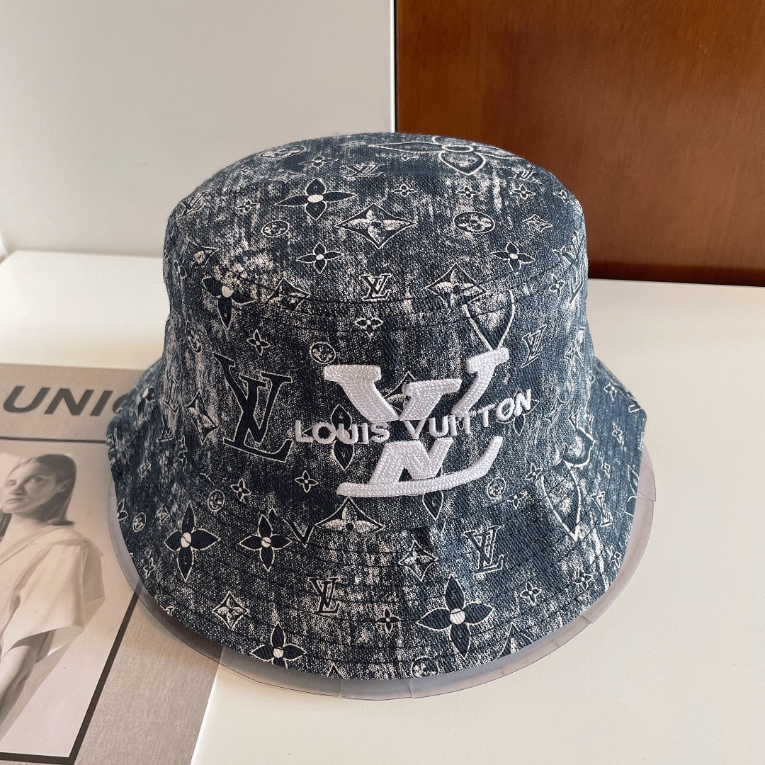 Louis Vuitton Monogram Embroidered Bucket Hat