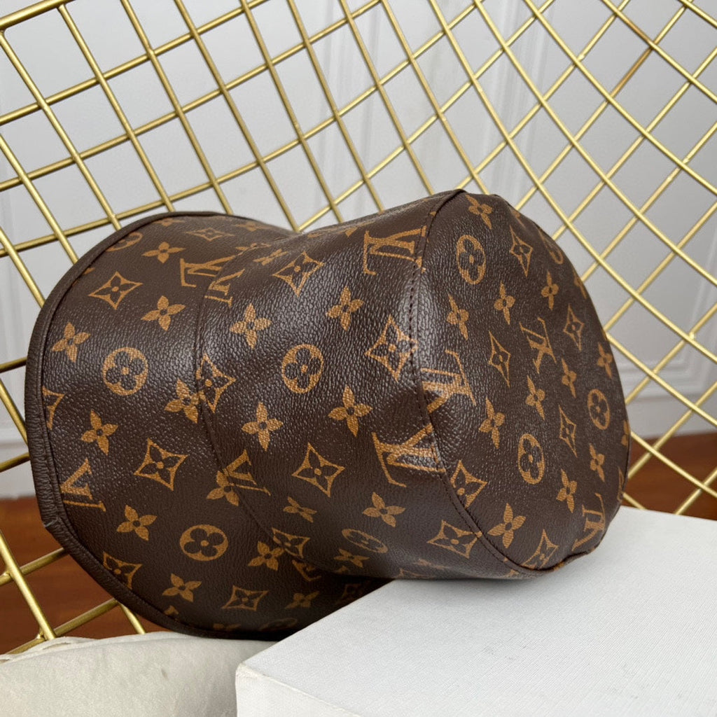 Luxury Louis Vuitton Monogram Bucket Hat & Cap Set