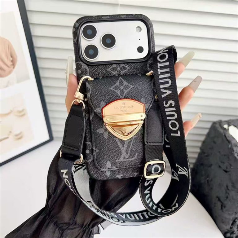 Louis Vuitton iPhone 18 Pro Case With Strap – Luxury Designer Crossbody Cover