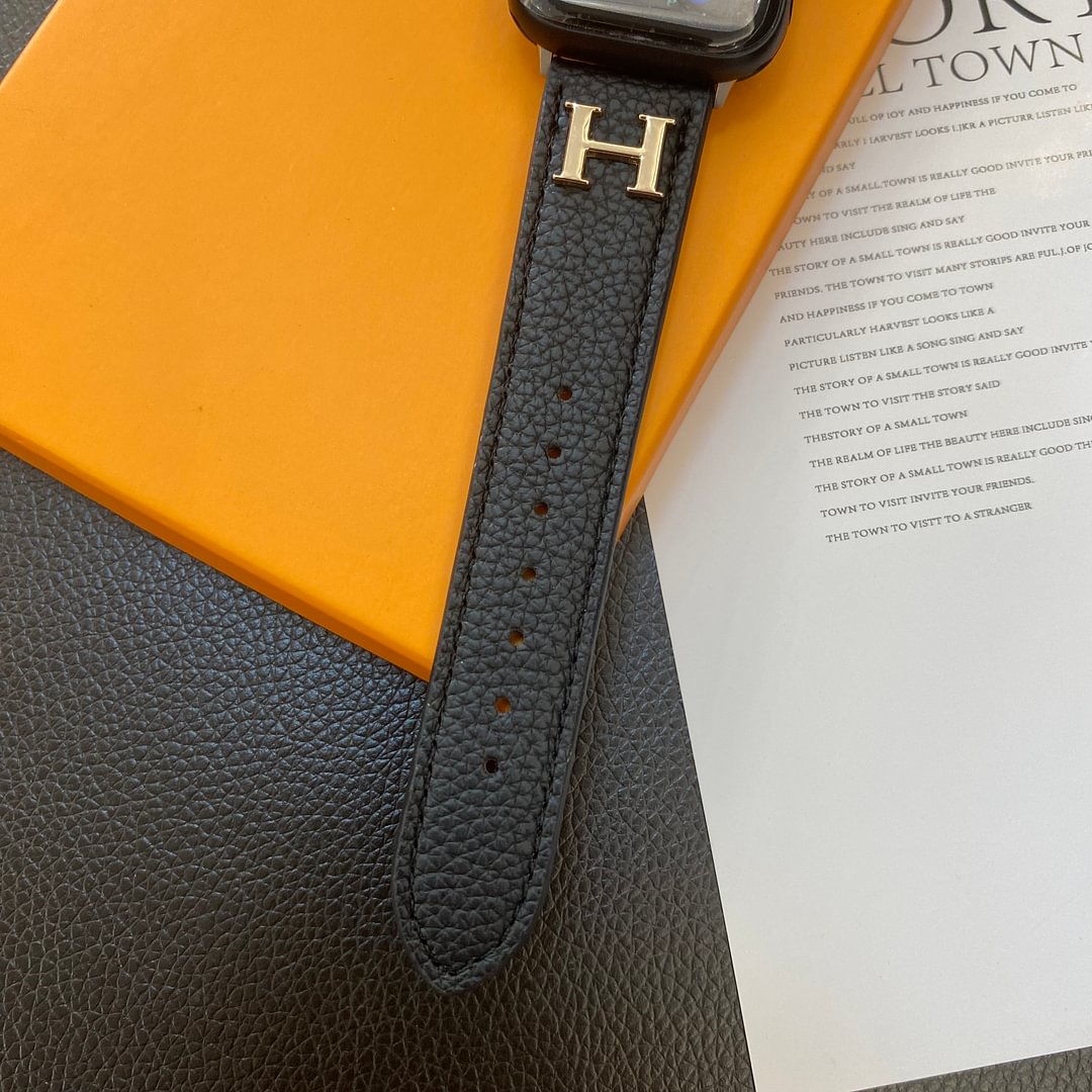 Luxury Hermès Apple Watch Band – Hermes Leather Strap for Apple Watch Ultra