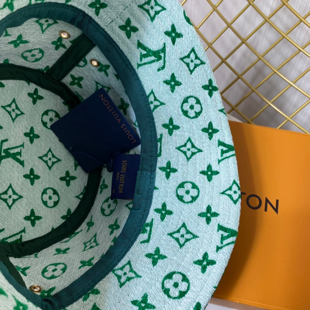Luxury Louis Vuitton Monogram Bucket Hat for Men & Women