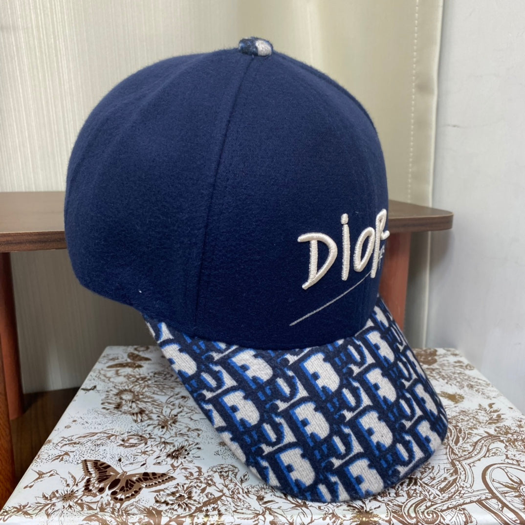Dior Oblique Wool Baseball Cap | Luxury Designer Hat