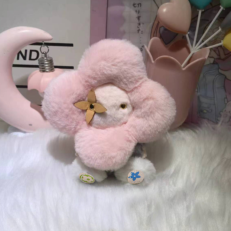 Louis Vuitton Sunflower Plush Doll Bag Charm Keychain